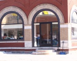 This is an example of a building being restored back to the original sized openings from the 1800′s