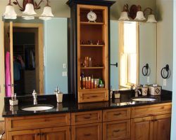 1/4" Clear mirror fit into frame. No matter what the space we can make any mirror look like it has been there forever! 1/4" Clear mirror fit into frame. No matter what the space we can make any mirror look like it has been there forever!