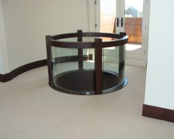 Nothing is an impossibility for our company. If you like a radius look with your railing. We can do mild radius, and inclined radius to a very tight radius. Nothing is an impossibility for our company. If you like a radius look with your railing. We can do mild radius, and inclined radius to a very tight radius.